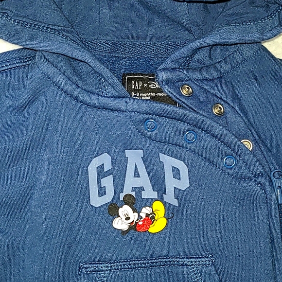 (Pre-loved) GAP Fleece Hoodie Jumpsuit - Picture 3 of 6